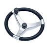 Schmitt Marine Evo Pro 316 Cast Stainless Steel Steering Wheel w/Control Knob - 13.5" Diameter 7241321FGK