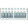 Blue Sea 8271 Water Resistant Panel - 8 Position - White - Horizontal Mount 8271