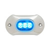Attwood LightArmor HPX Underwater Light - 3 LED &amp; Blue 66UW03B-7
