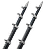 TACO 15' Telescopic Outrigger Poles HD 1-&#189;" - Black/Silver OT-0542BKA15-HD