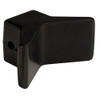 C.E. Smith Bow Y-Stop - 3" x 3" - Black Natural Rubber 29551