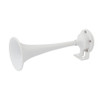 Marinco White Epoxy Coated Single Trumpet Mini Air Horn 10104