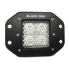 Black Oak 2" Flush Mount LED Pod Light - Flood Optics - Black Housing - Pro Series 3.0 2F-FPOD10CR