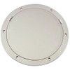 Beckson 8" Smooth Center Pry-Out Deck Plate - White DP81-W