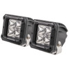 HEISE 4 LED Cube Light w/Harness - Spot Beam- 3" - 2 Pack HE-HCL2S2PK