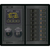 Blue Sea 1497 - 360 Panel - 8 Position 12V Flat Rocker M2 Multimeter w/SOC &amp; Dual USB/12V Socket 1497