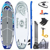 Solstice Watersports 16&#39; Maori Giant Inflatable Stand-Up Paddleboard w/Leash &amp; 4 Paddles 35180