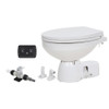 Jabsco Quiet Flush E2 Fresh Water Toilet Regular Bowl - 24V &ndash; Soft Close Lid 38045-4194RSP