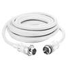 Hubbell HBL61CM42WLED White 50AMP Cable W/Led 25' HBL61CM42WLED