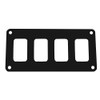 Pacer Switch Panel - 4 Switch &amp; 1 Row - 5.5" x 2.75" - Black Powder Coated Aluminum PSC-41-BK