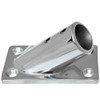 Whitecap &#8542;" O.D. 30&#176; Rectangle Base SS Rail Fitting 6078C