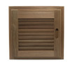 Whitecap Teak Louvered Door & Frame - Right Hand - 15" x 15" 60722