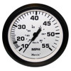 Faria Euro White 4" Speedometer - 55MPH (Pitot) 32909