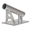 Lee's MX Pro Series Fixed Angle Center Rigger Holder - 22° - 1.5" ID - Bright Silver MX7001CR