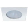 Quick Blake XP Downlight LED -  4W, IP66, Spring Mounted - Square Stainless Bezel, Round Warm White Light FAMP3012X02CA00