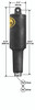 Lenco 2 1/4" Stroke XD Actuator 5/16" 12V 15055-001