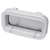 Beckson Drain Port - 4" x 14" x 1"-Depth - White/Clear PO414DWC-10