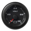 Veratron 52MM (2-1/16") OceanLink Battery Voltage Gauge - 16 to 32V - Black Dial &amp; Bezel A2C1066120001