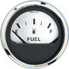 Faria Spun Silver 2" Fuel Level Gauge (E-1/2-F) 16001