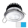i2Systems Apeiron PRO A506 - 6W Spring Mount Light - Round - Cool White &amp; Blue - Brushed Nickel Finish A506-41AAG-E