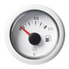 Veratron 52mm (2-1/16") ViewLine Fuel Tank Level Gauge - 0 to 1/1 - White Dial &amp; Round Bezel A2C59514182