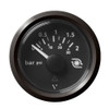 Veratron 52MM (2-1/16") ViewLine Boost Pressure Gauge 2 Bar/30 PSI - Black Dial &amp; Triangular Bezel A2C59514152