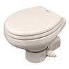Dometic MasterFlush 7160 Bone Electric Macerating Toilet w/Orbit Base - Raw Water 9108834578