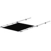SureShade PTX Power Shade - 51" Wide - Stainless Steel - Black 2021026399