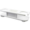 TACO 2-Drink Poly Holder w/Catch-All - White P01-2000W