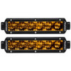RIGID Industries 6" SR-Series SAE Compliant Fog Light - Black w/Yellow Light 906704