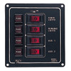 Sea-Dog Aluminum Switch Panel - Vertical - 4 Switch 422010-1