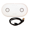 Lunasea Dual Qi Charge Pad - USB Powered (Power Supply Not Included) LLB-63AU-01-00