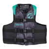 Full Throttle Adult Nylon Life Jacket - L/XL - Aqua/Black 112200-505-050-22