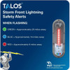 Talos SFD--1414P-MTB Standard Lightning Detector With 14x14 Sign 1381