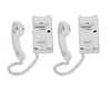 Newmar 2 Station Intercom System Bright White PI-2SET WHITE