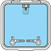 Lewmar Size 40 Ocean Series Hatch Flange Base 39640070
