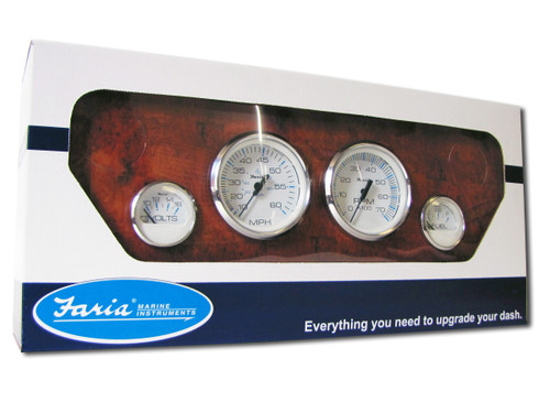 Faria Set Outbd Tach Fuel Volt (Ktf002)