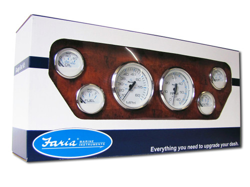 Faria Set Inbd Tach Fuel Vlt H20 Oil (Ktf001)