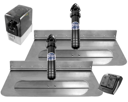Bennett 24X12 Trim Tabs W/Euro Waterproof Rocker 2412E