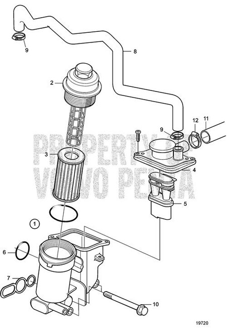 Volvo Penta Filter Insert - Volvo Penta (8692305)