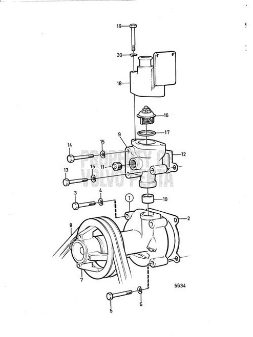 Volvo Penta Sealing Ring - Volvo Penta (785556)