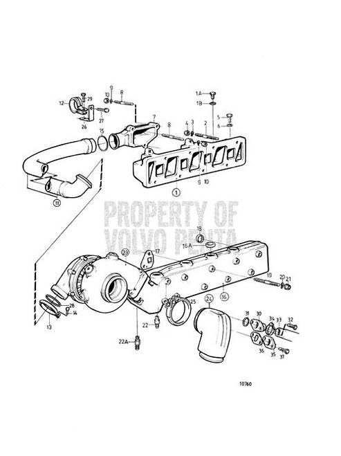 Volvo Penta Gasket(V2) - Volvo Penta (23557470)