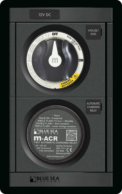 Blue Sea Panel 360 Add-A-Battey 1494-BSS