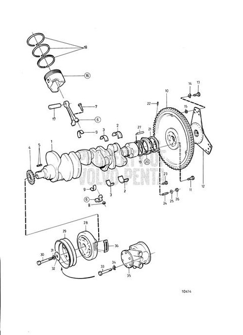 Volvo Penta Screw - Volvo Penta (948324)