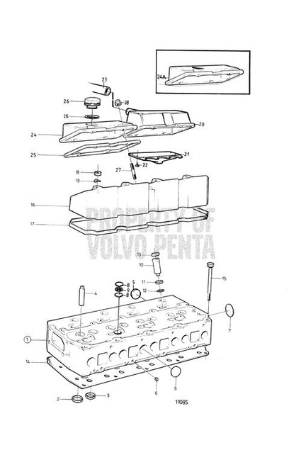 Volvo Penta Flange Screw - Volvo Penta (838775)
