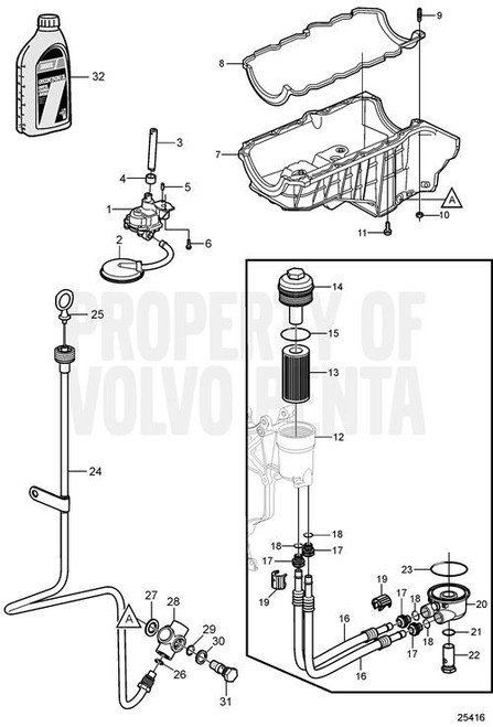 Volvo Penta Gasket - Volvo Penta (21124852)