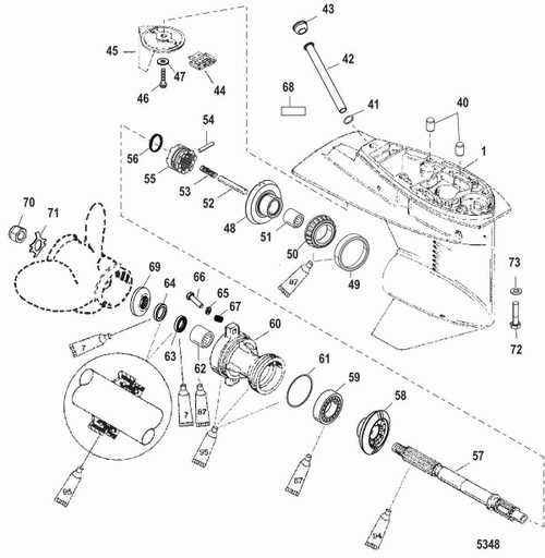 Quicksilver Nut Kit - Quicksilver (69578Q1)