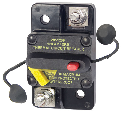 Blue Sea 285-Series 120 Amp Circuit Breaker Surface Mount 7188-BSS
