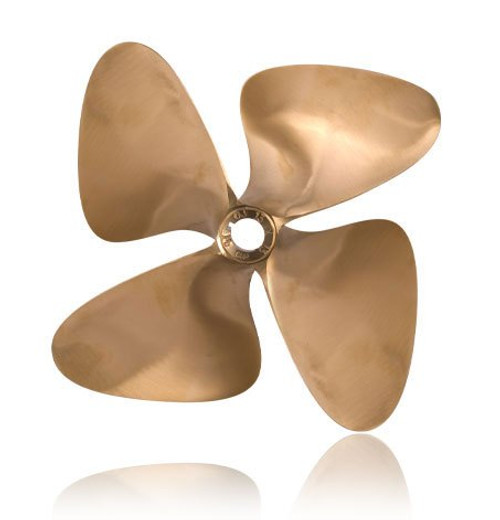 Oj Propellers 13X14 Nibral Four Blade Left Hand Rotation 1 1/8 Oj 4-Force (1236B)