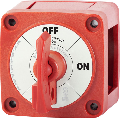 Blue Sea M-Series Battery Switch On/Off with Locking Key 6004-BSS